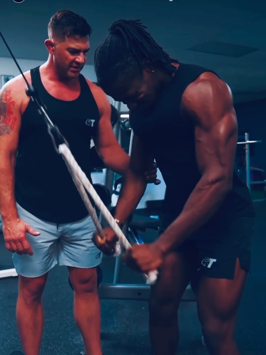 A coached strength and conditioning session at BSF